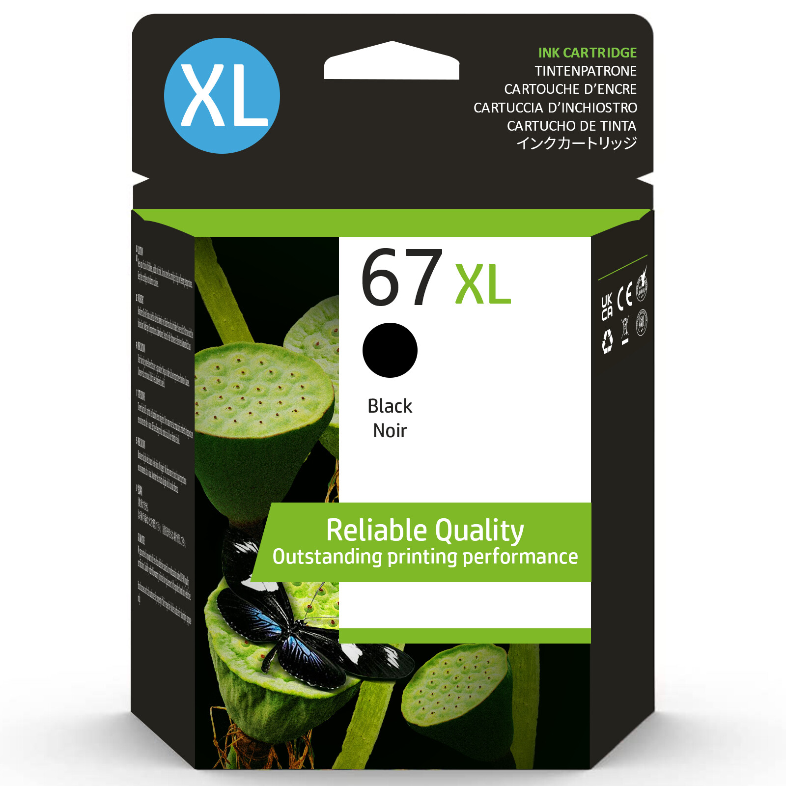 67XL Ink Cartridges for HP 67 XL For Deskjet 2700 2720e Envy 6000 6055 6458e Lot