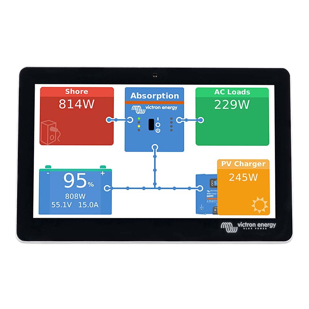 Victron GX Touch 70 Flush Mount Display 7 Inch Touchscreen Monitoring Panel