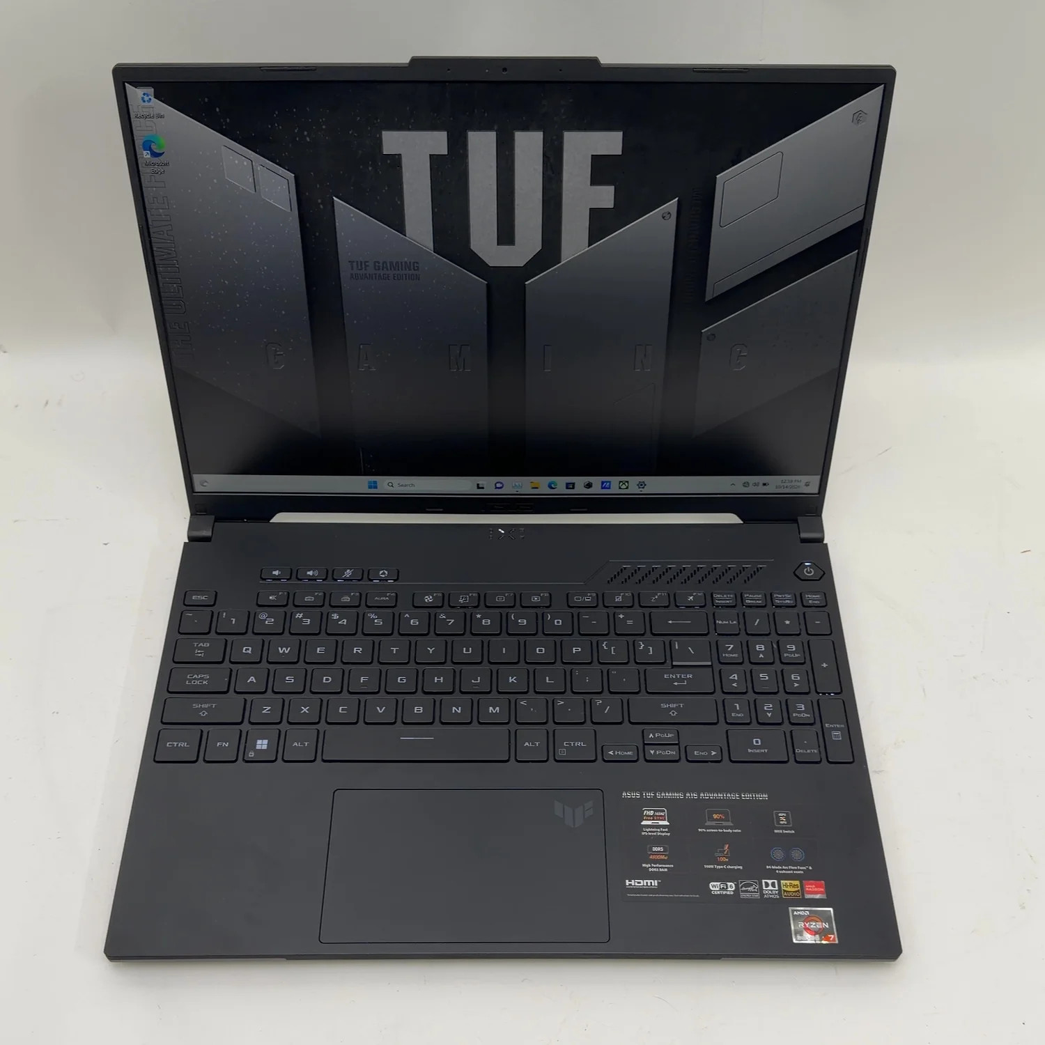 Asus TUF A16 FA617 16" Ryzen 7 7735HS 16GB RAM 512GB SSD AMD Radeon RX 7600S