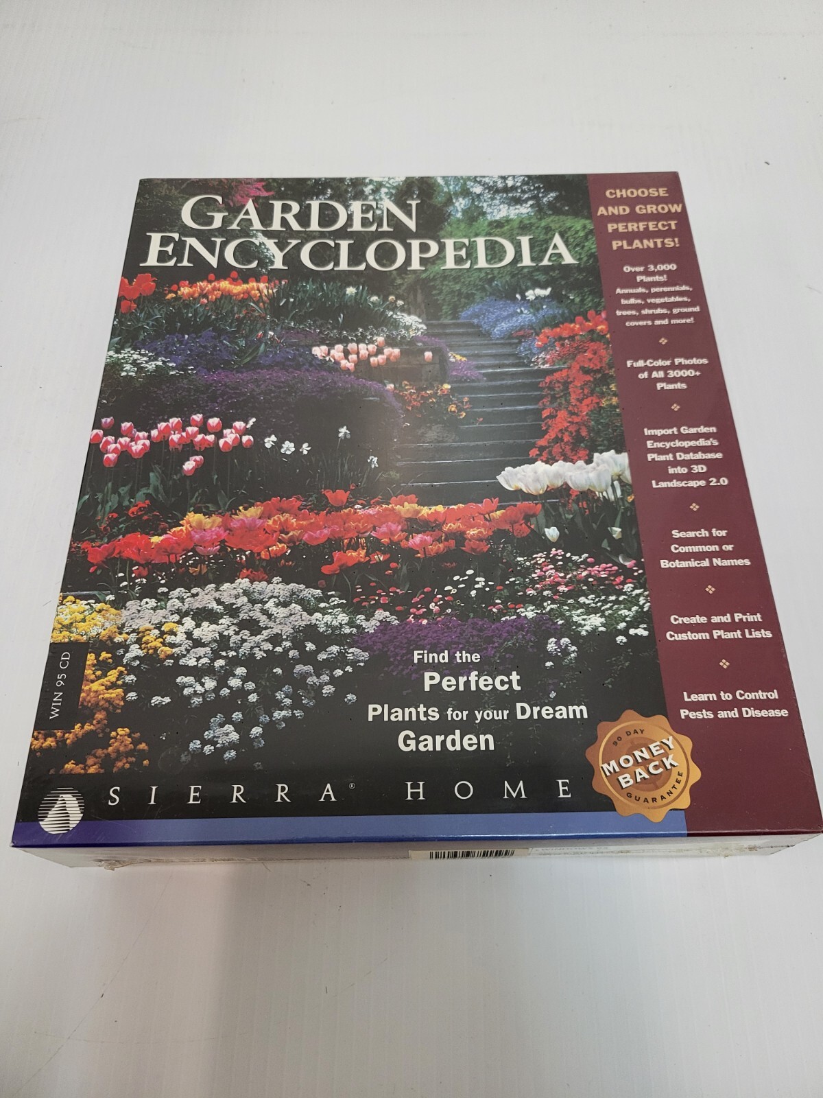 1998 Vintage Garden Encyclopedia Computer Organizer Game