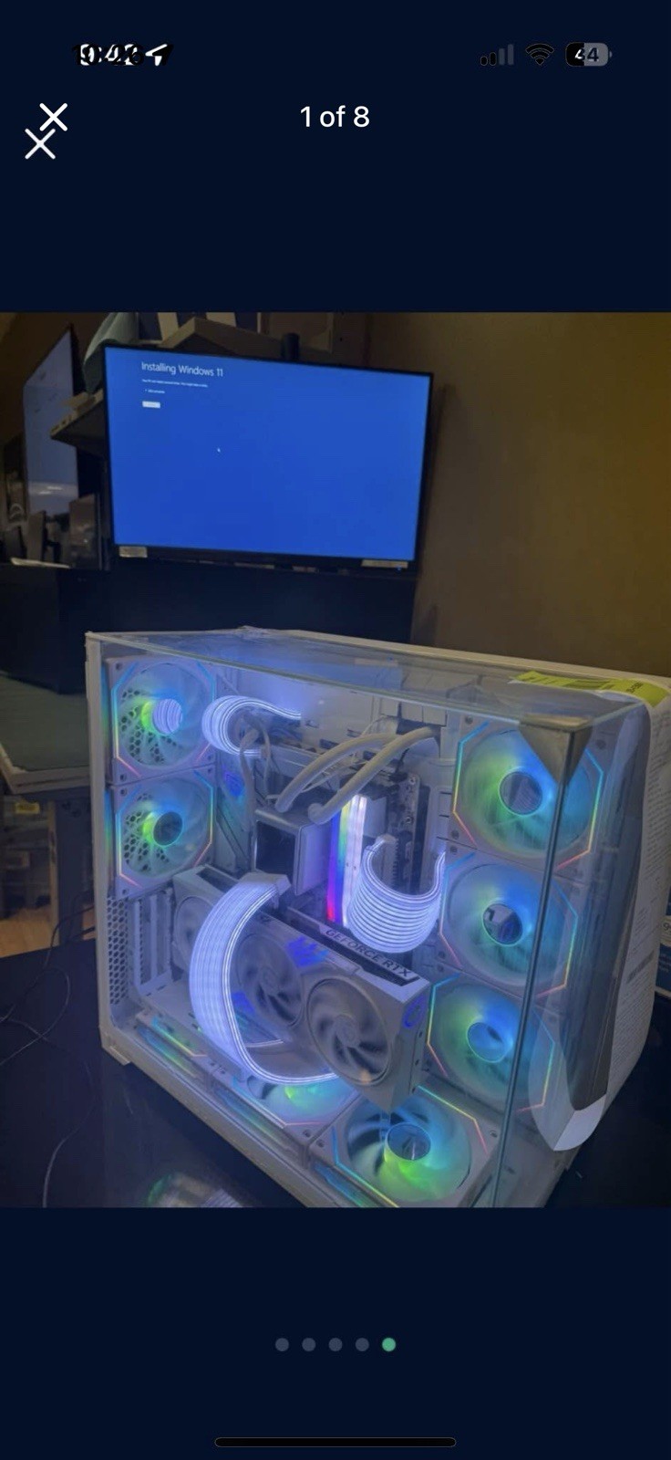 All White Custom Gaming PC Build(specs On Last Slide)