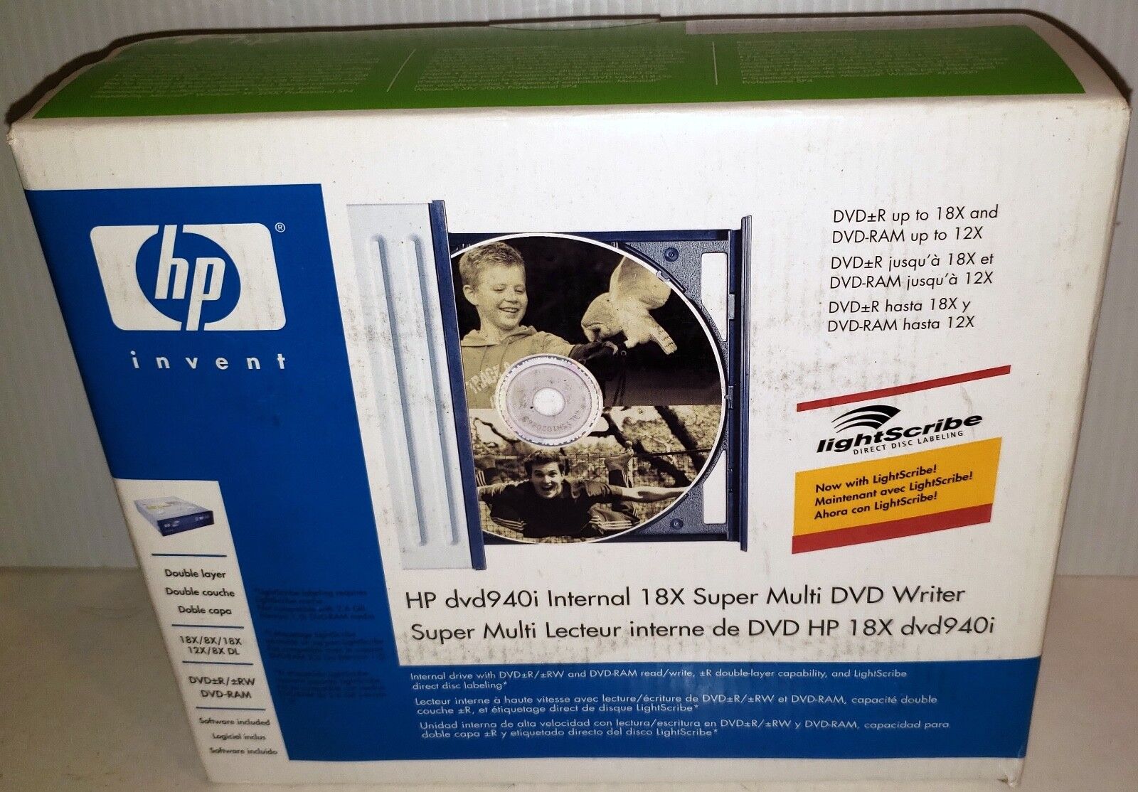 (NEW & SEALED) HP dvd940i LIGHTSCRIBE IDE Internal 18X Super Multi DVD Writer