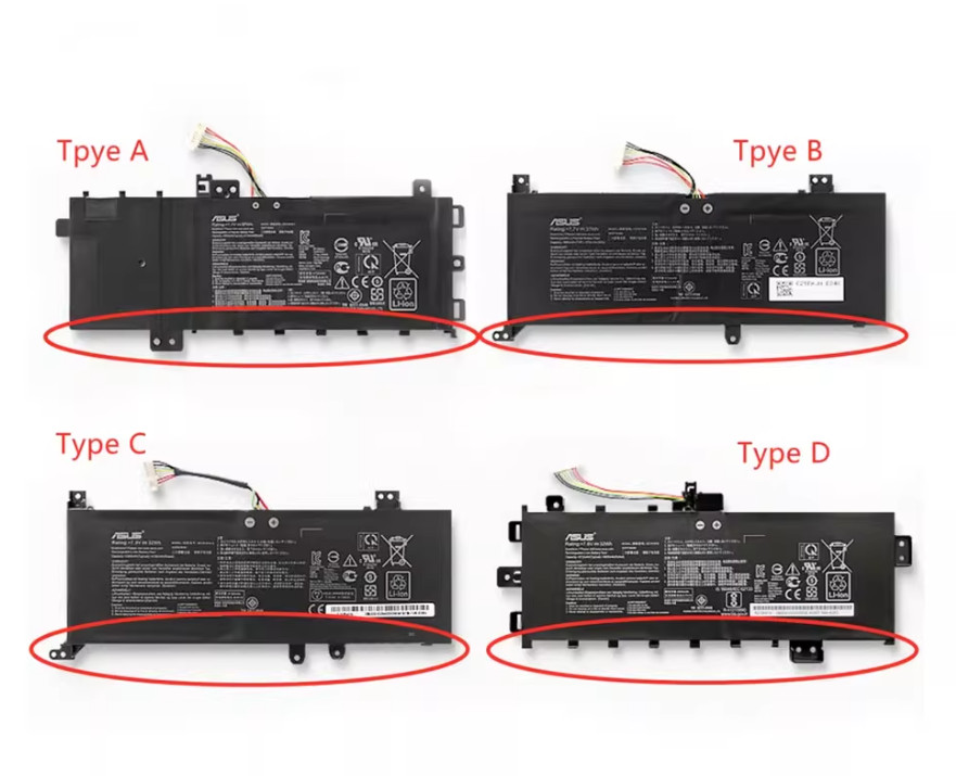 Genuine B21N1818-1 B21N1818-2 B21N1818-3 Battery for Asus X512UF X512FB X512FA