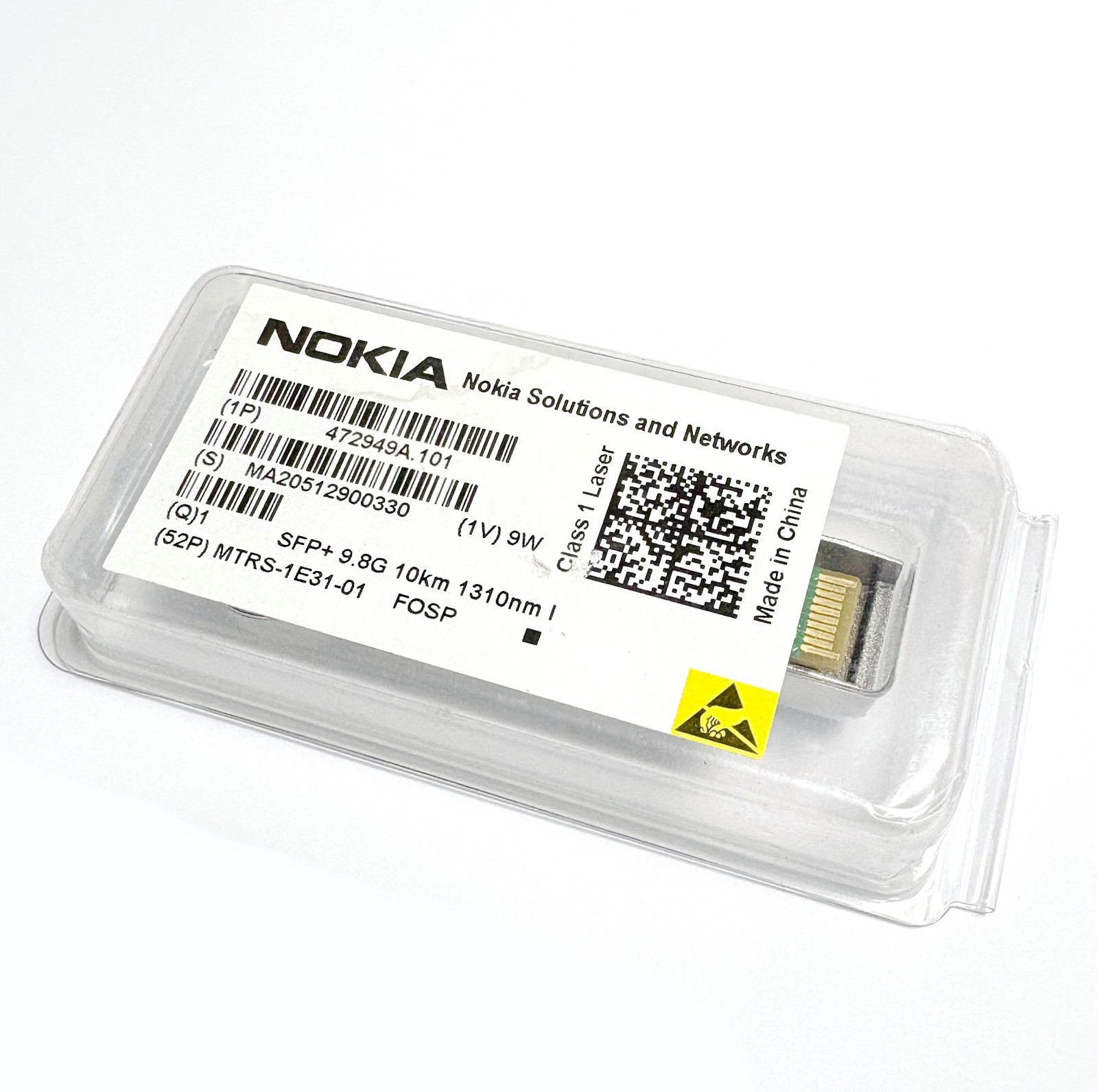 Nokia 472949A.101 FOSP 9.8G SFP+ 1.4km 1310 nm Transceiver module New  Original