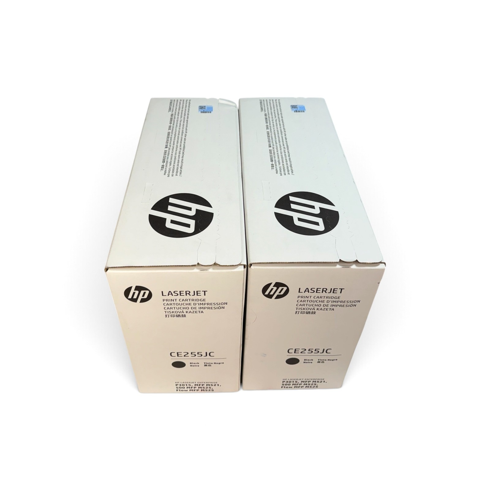 HP CE255JC Black LaserJet Toner Cartridge – Lot of 2, Sealed