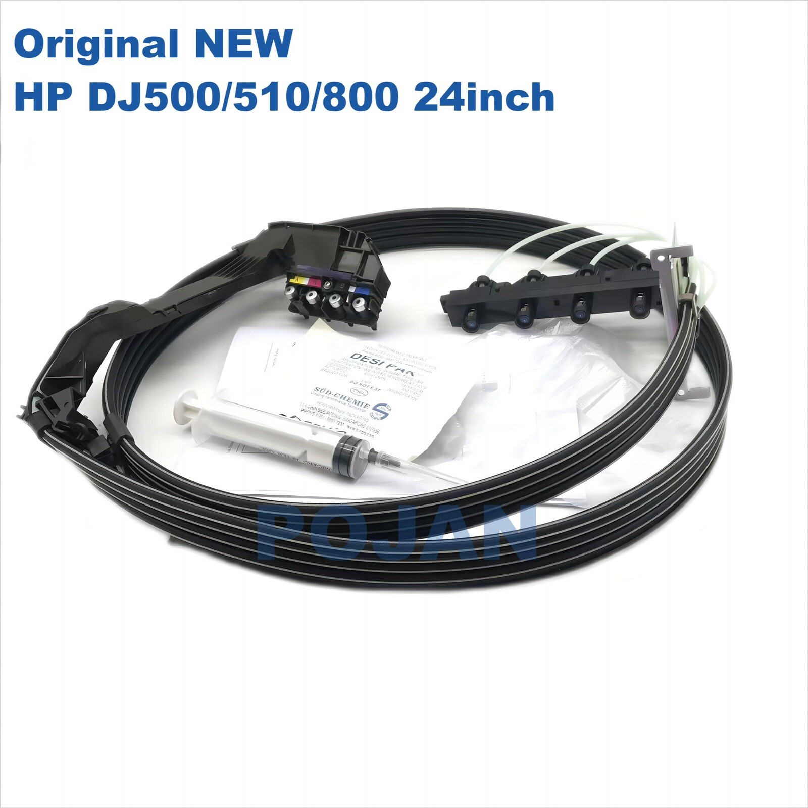 Ink Tubes System Fit for HP DesignJet 500 510 800 24in C7769-60381 C7769-60182