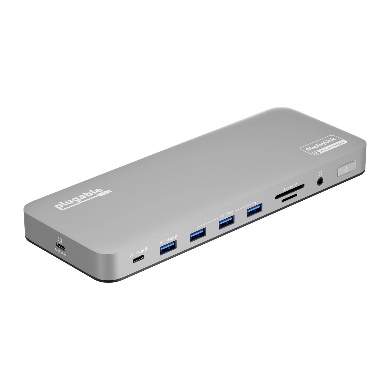 Plugable USB-C Dual 4K Monitor Docking Station 100W UD-6950PDH OPEN BOX TESTED