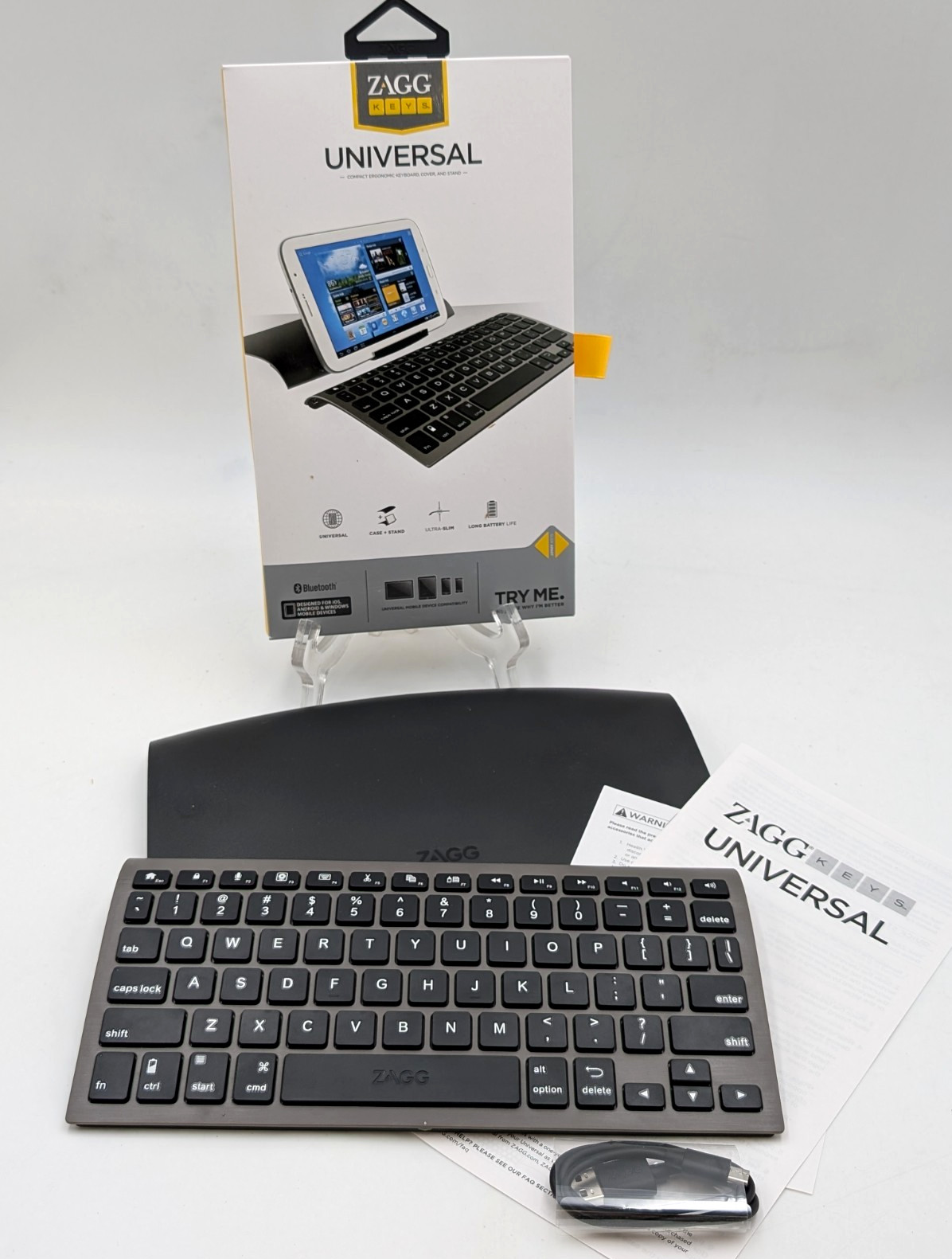 ZAGG Keys Universal Bluetooth Keyboard & Stand For iOS, Android, and Windows