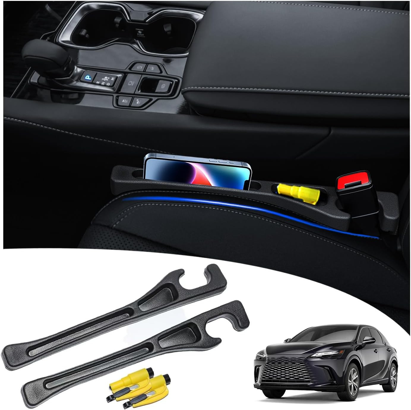 【Compatible with Lexus RX350 NX350】 Car Seat Gap Filler