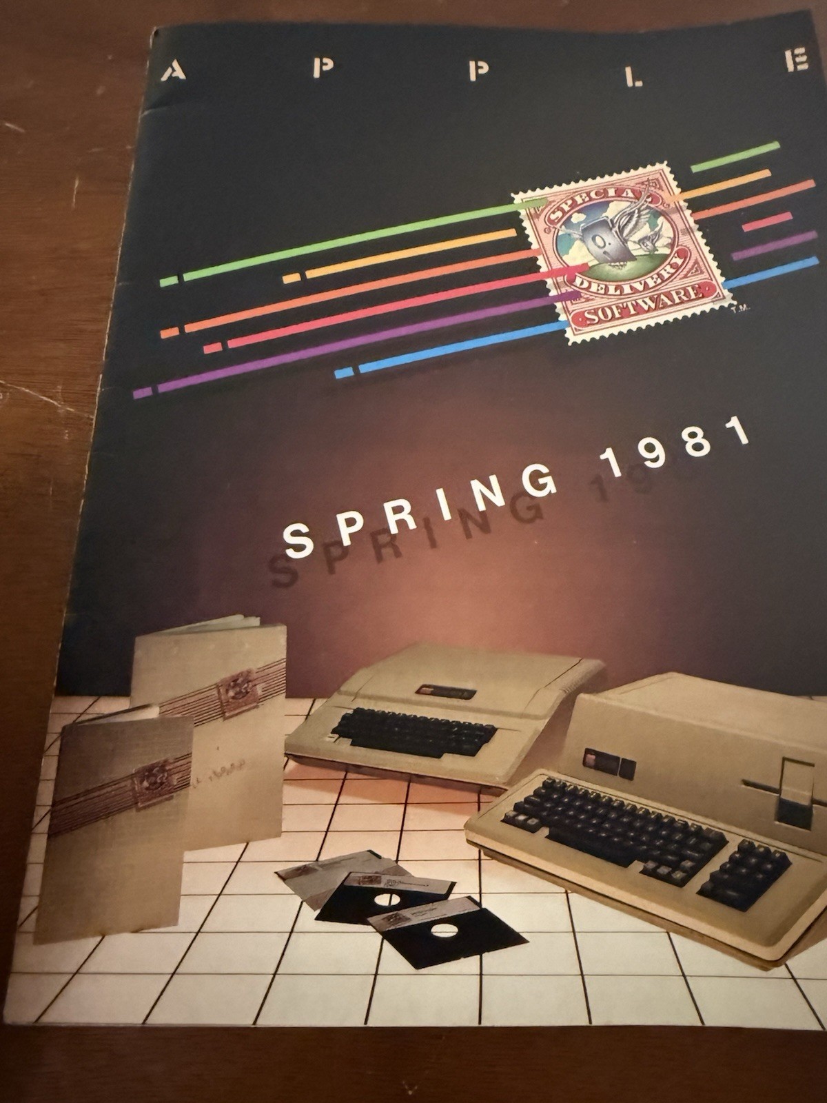 Apple Spring 1981 Catalog Computer Software Technology Magazine Vintage Print