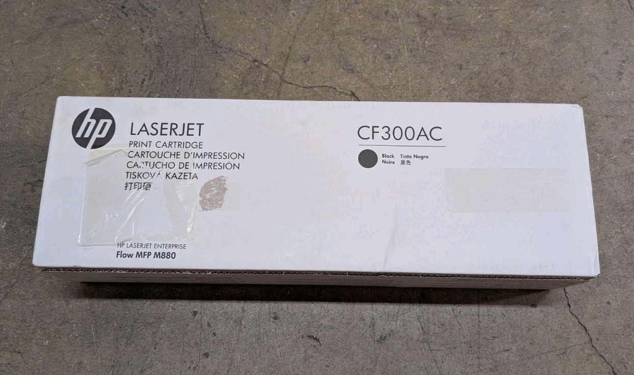 NEW Genuine HP 827A Black Toner Cartridge CF300AC LaserJet Enterprise Sealed