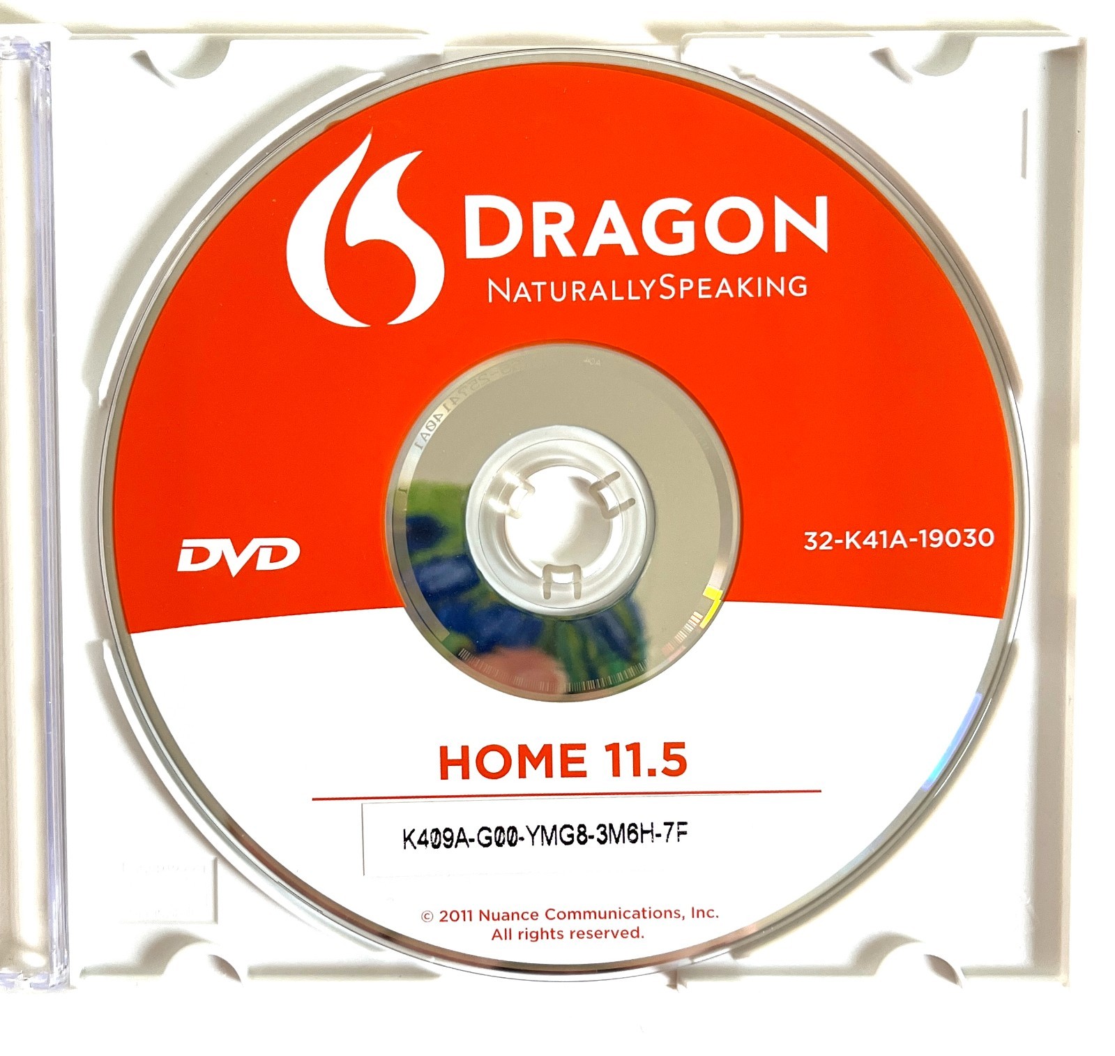 Nuance Dragon NaturallySpeaking Home 11.5 Speech Recognition PC DVD 32-K41A-1903