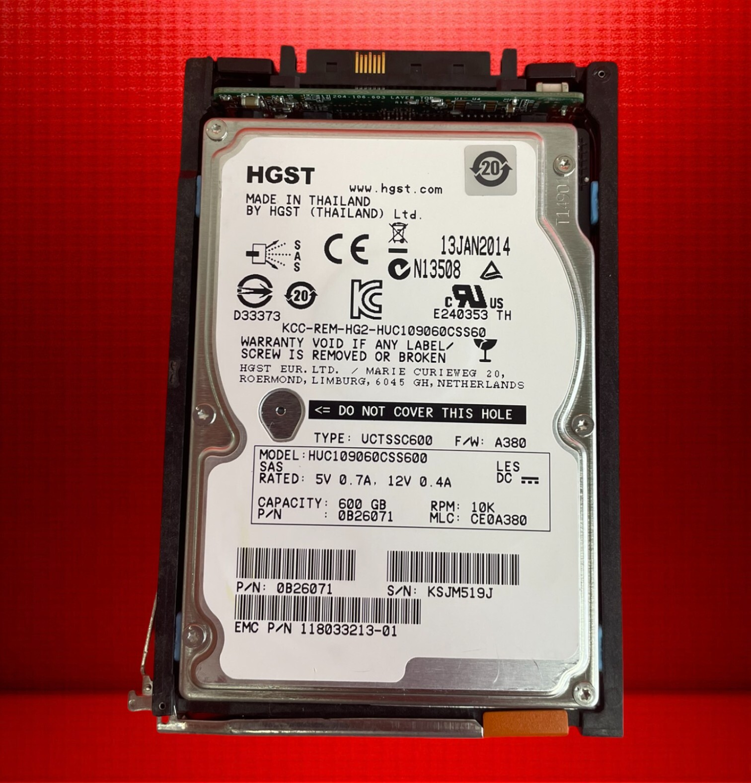 HGST HUC109060CSS600 600GB SAS 10K Hard Drive New