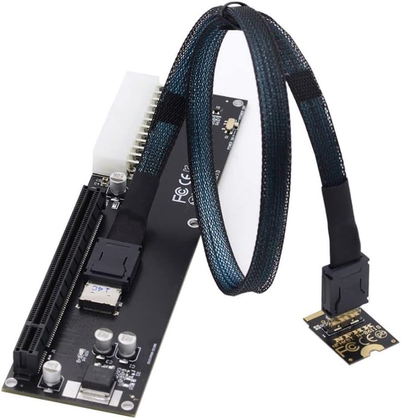 Oculink SFF-8612 PCI-E 3.0/4.0 M.2 M-Key SFF-8611 Host Adapter eGPU GPD Win Max2