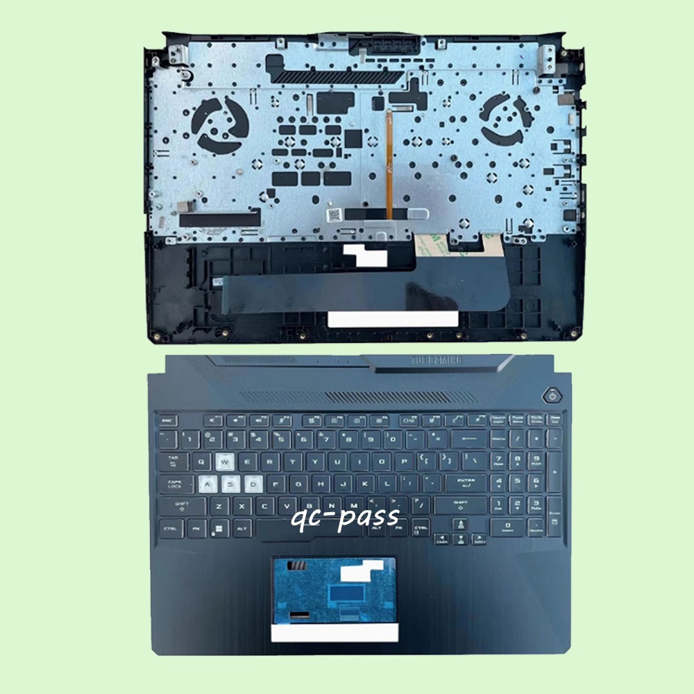 3BBKXTAJN00 New For Asus TUF Gaming F15 FX506 FA506 Palmrest Cover with Keyboard