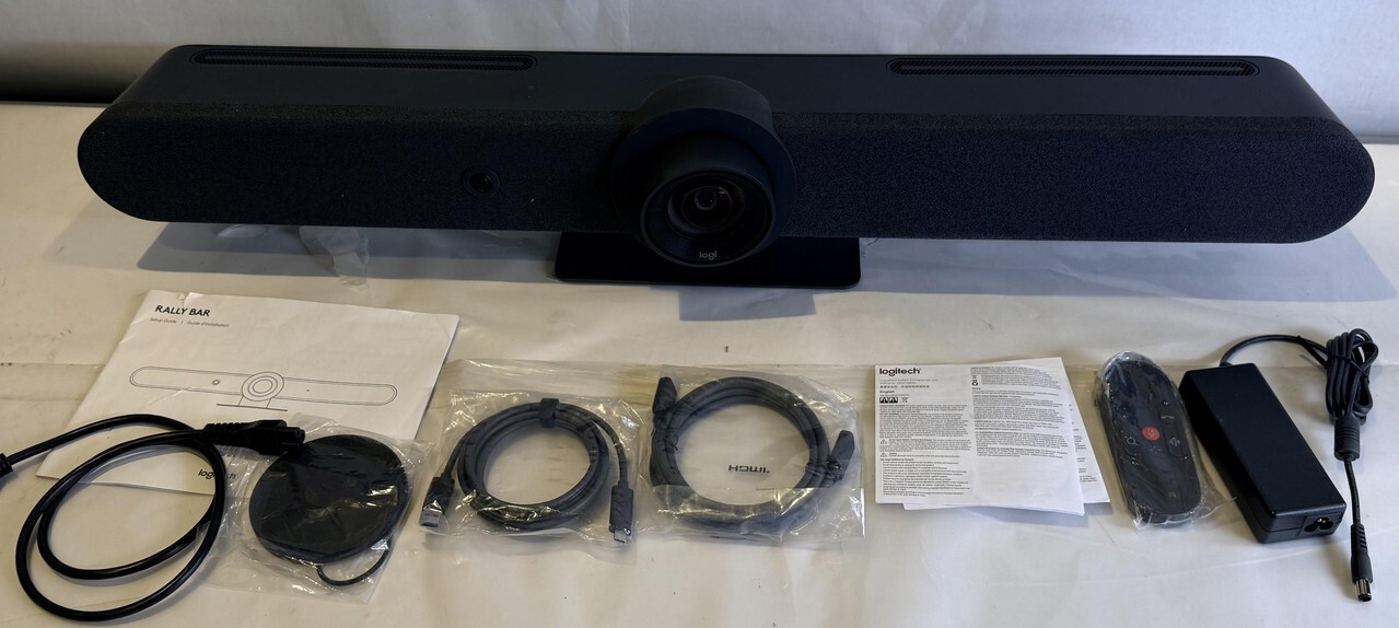 LOGITECH VR0019 960-001308 ALL IN ONE VIDEO CONFERENCING BAR - GRAPHITE