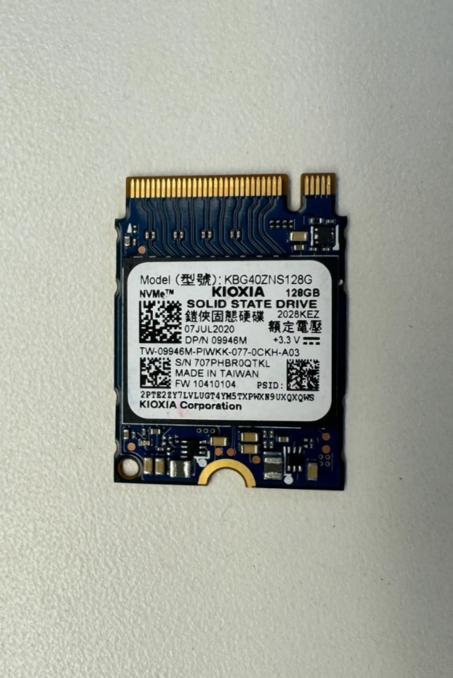 Lot of KIOXIA 128GB NVMe M.2 2230 SSD (KBG40ZNS128G) Laptop Desktop PC