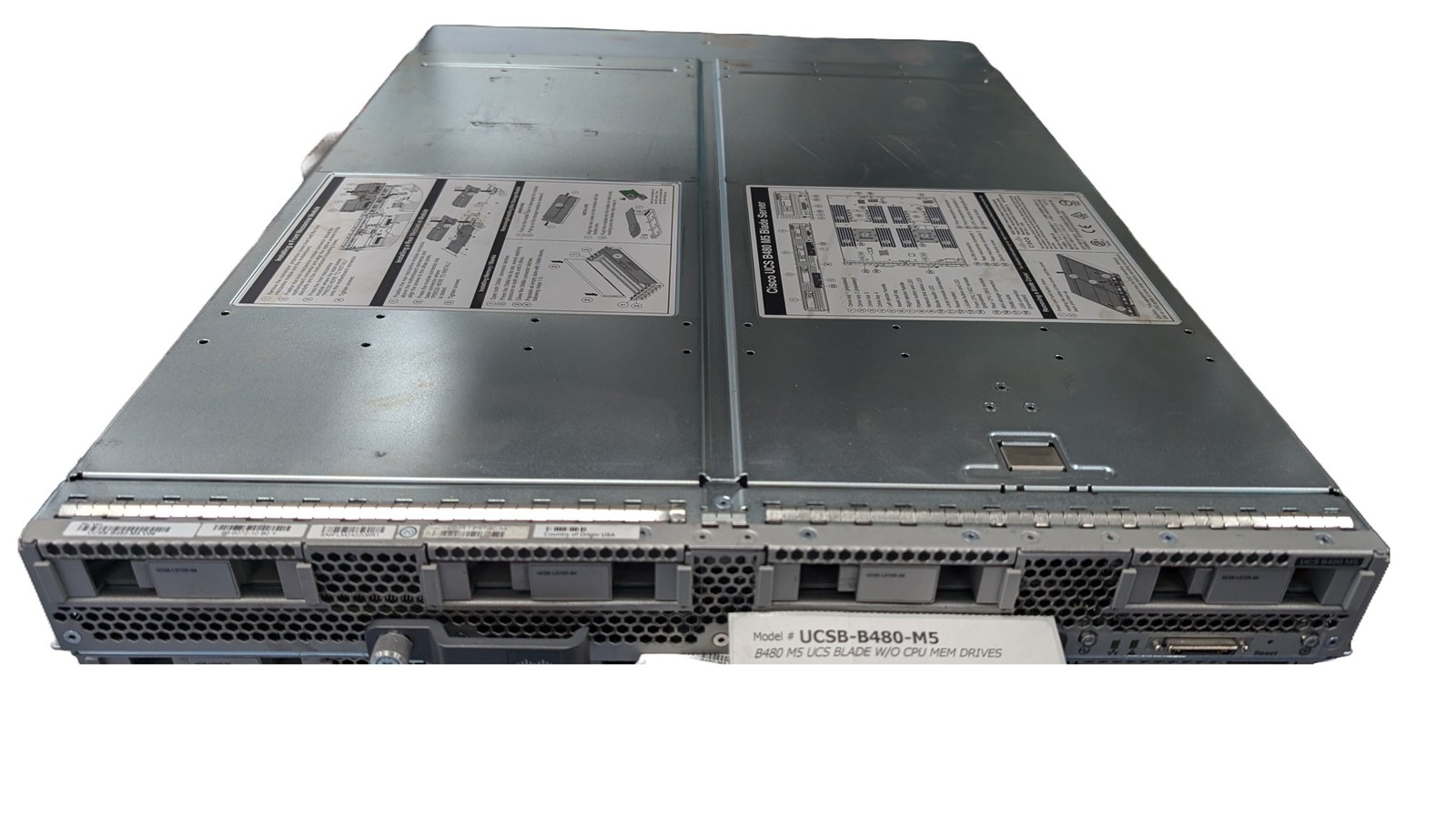 Cisco UCS UCSB-B480-M5 B480 M5 UCS Blade without CPU Memory Drives