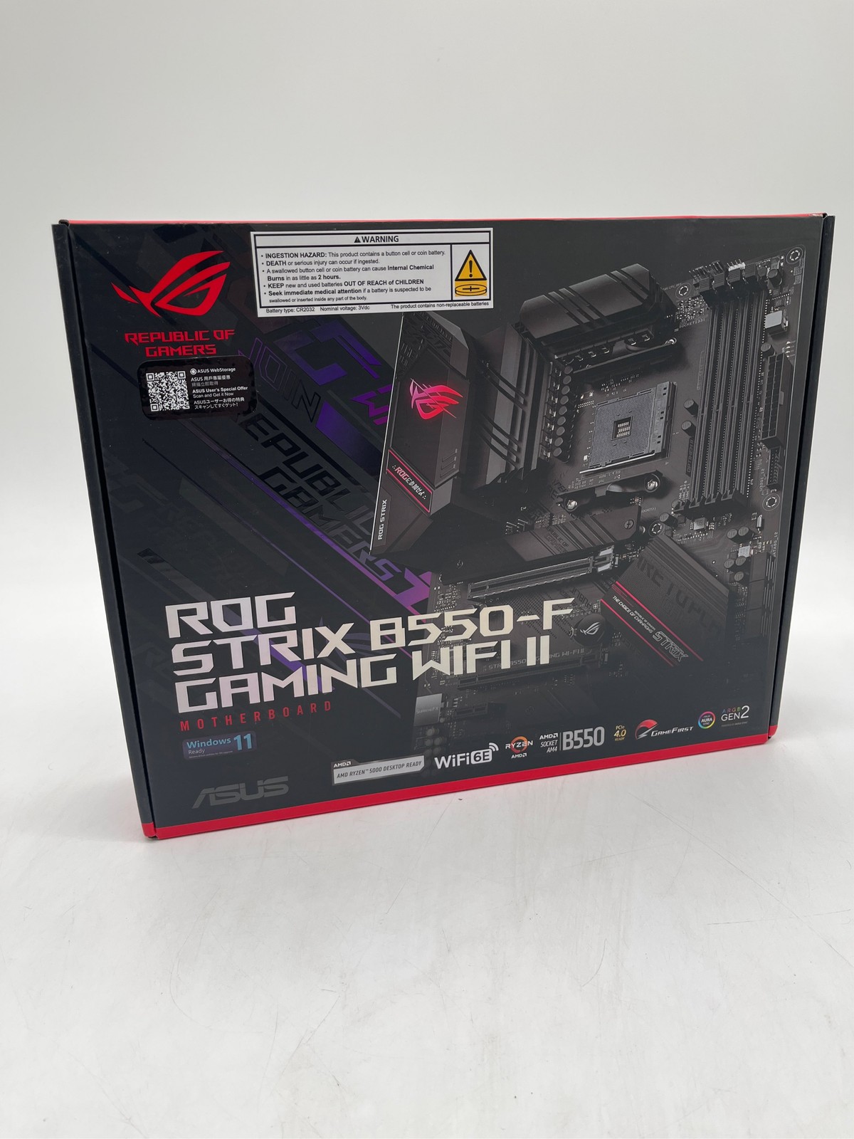 ASUS ROG Strix B550-F Gaming WiFi II Motherboard AMD Socket AM4 ATX DDR4 2
