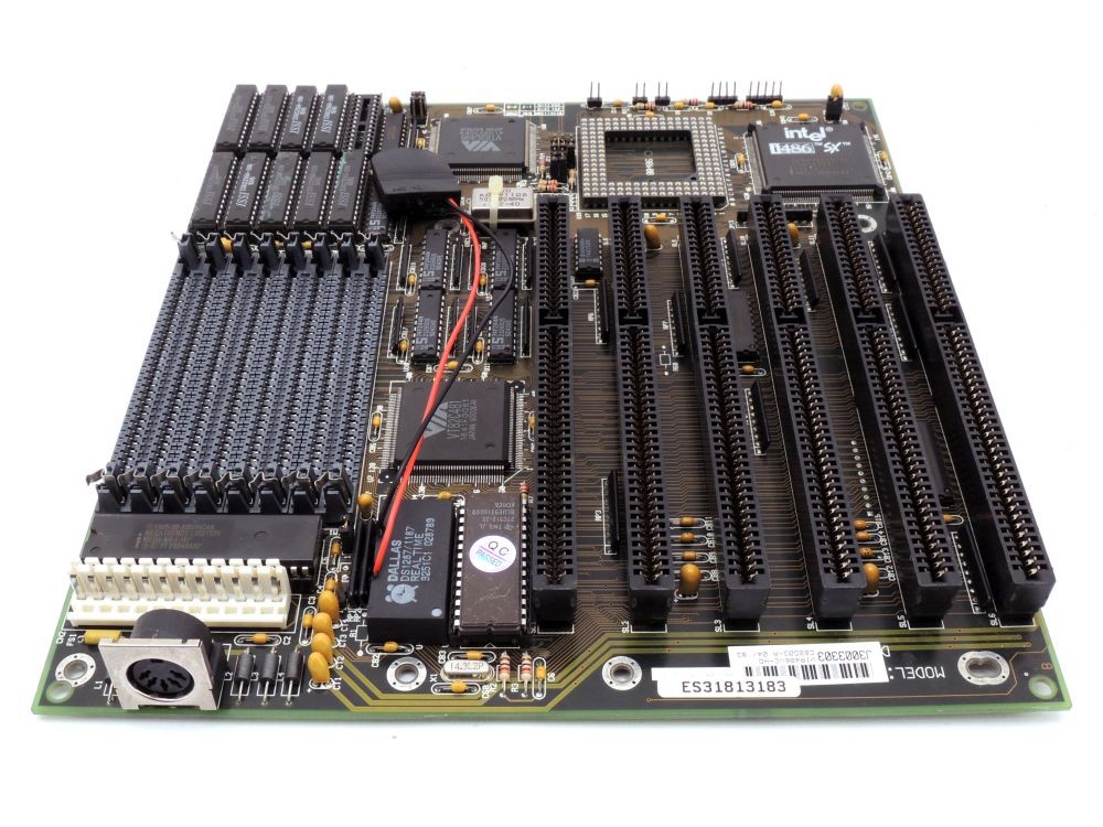 FIC 4386-VC-HD Vintage Socket 1 PC Motherboard 486 CPU VIA Mainboard 256KB Cache