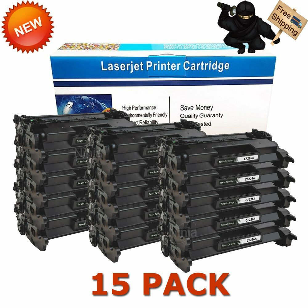 15 PK CF226A 26A Toner Cartridge for HP LaserJet Pro M402dn M402n MFP M426fdw