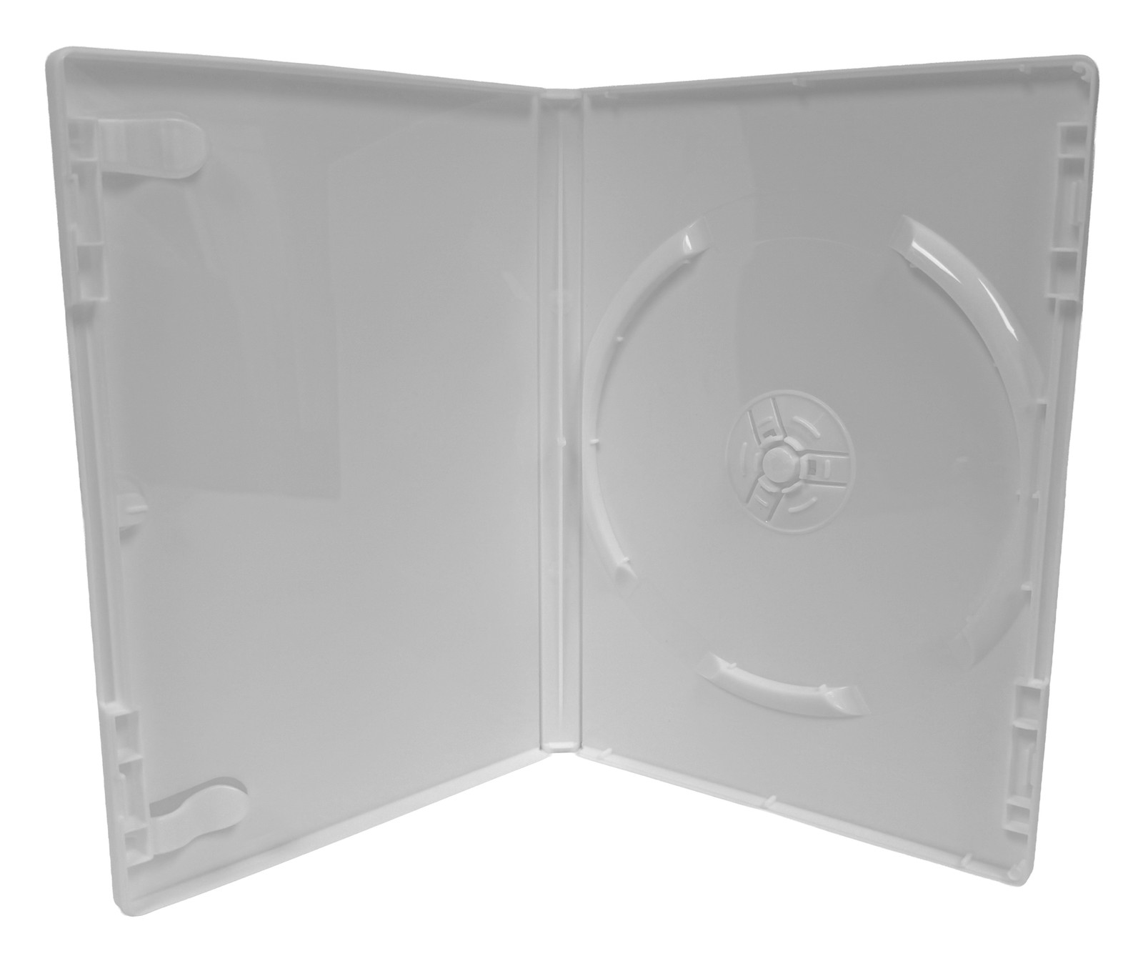 PREMIUM STANDARD Shiny Glossy White Color Single DVD Cases Lot