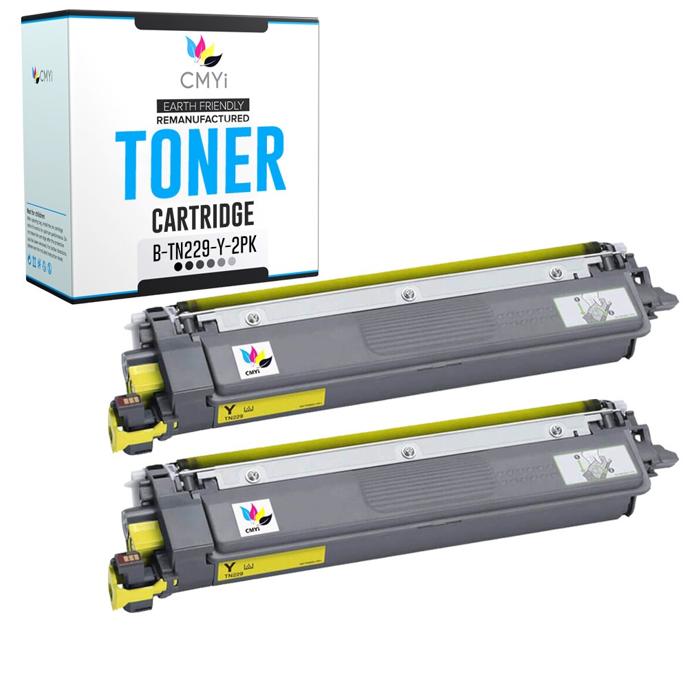 CMYi 2X Compatible TN229 Yellow Toner Cartridge fits Brother HLL3320CDW L8245CDW