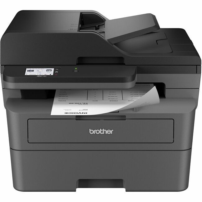 Brother MFCL2820DW Wireless Laser Multifunction Printer Color Gray