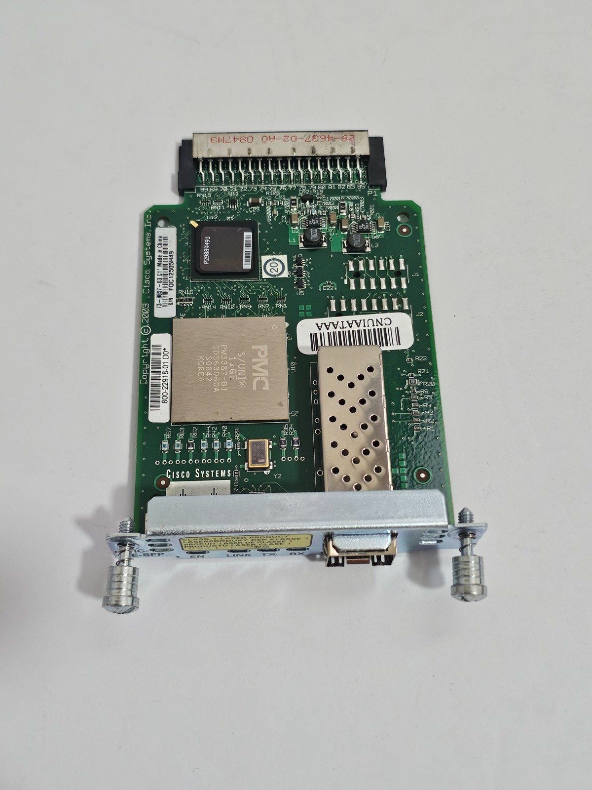Cisco HWIC-1GE-SFP Gigabit Ethernet HWIC with One SFP Slot 2800 3800 Routers