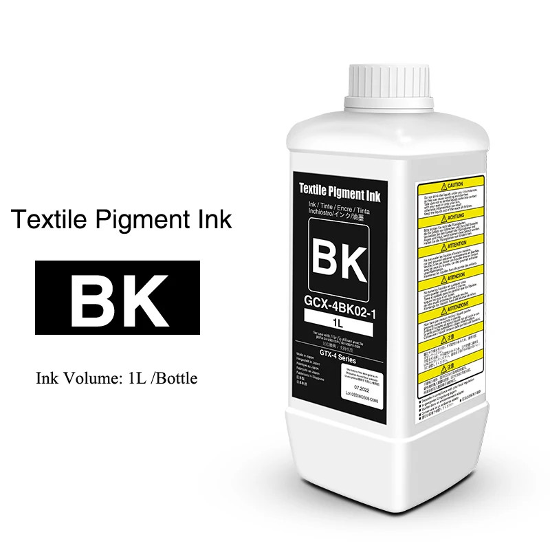 High Quality DTG Ink for Brother GTX Pro GTX600 Textile Pigment Printer 1000ml