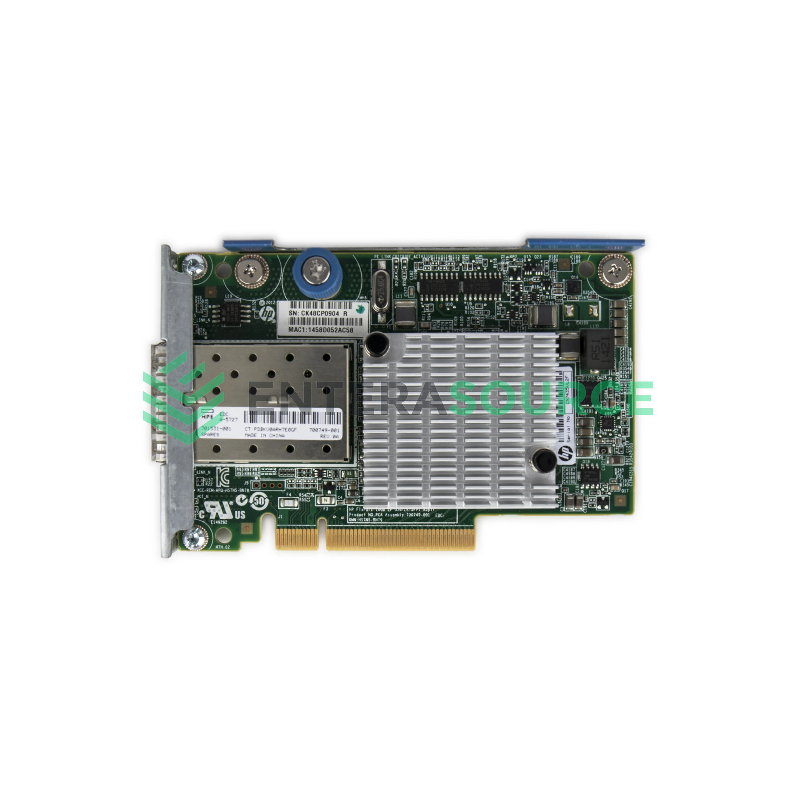 HPE 701531-001 FlexFabric Dual Port 10GB SFP+ 534FLR-SFP+ Adapter 700751-B21