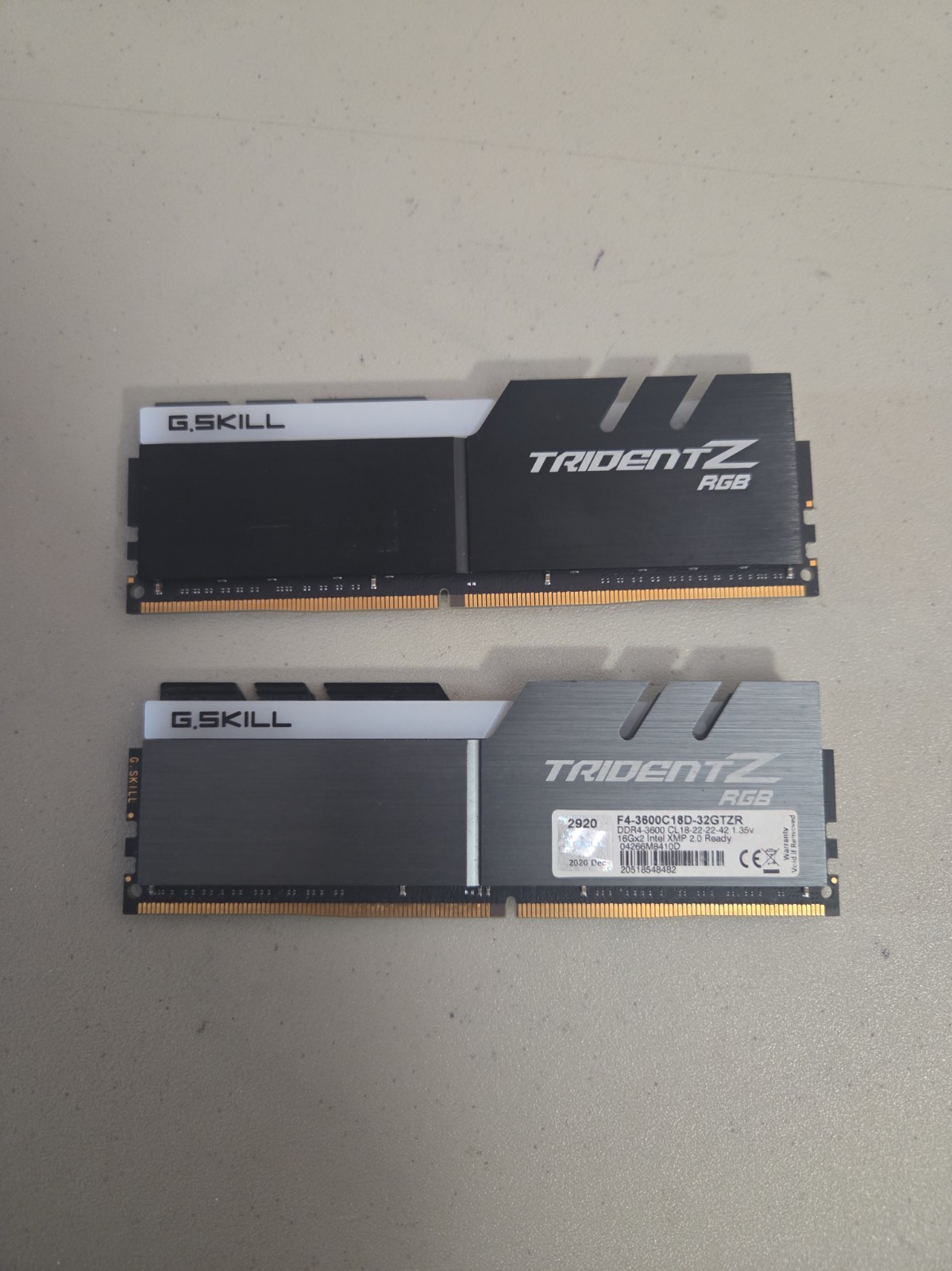 G.Skill Trident Z RGB 32GB DDR4 3600MHz CL16 (2x16GB) 