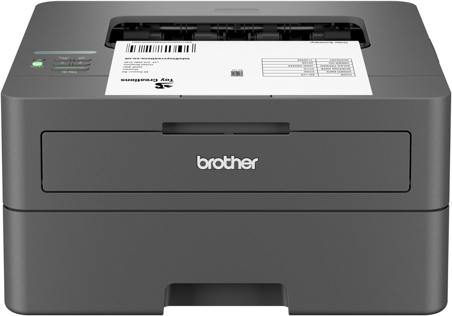 Brother HL-L2405W Wireless Compact Monochrome Laser Printer with Mobile Black 