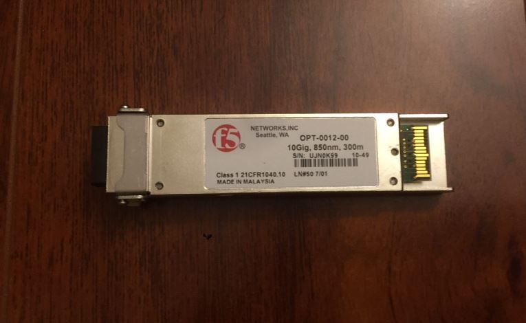 F5 Networks F5-UPG-XFP-R OPT-0012-00 transceiver 