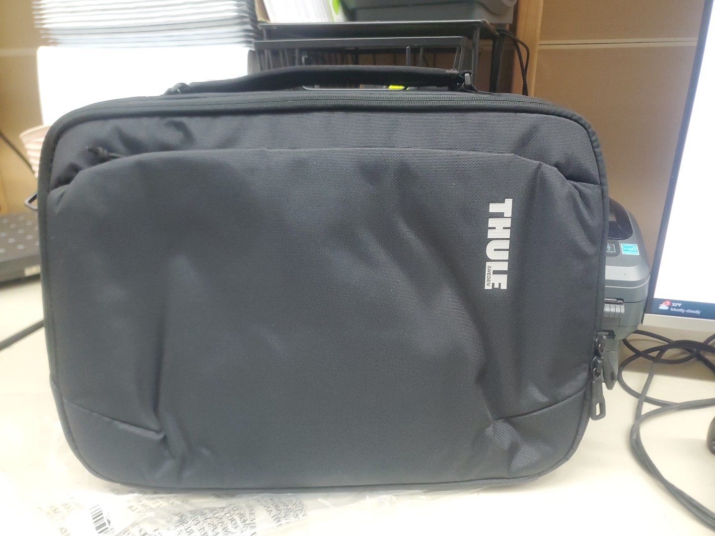 Thule Subterra Laptop Bag 15.6" Black with Blue Interior