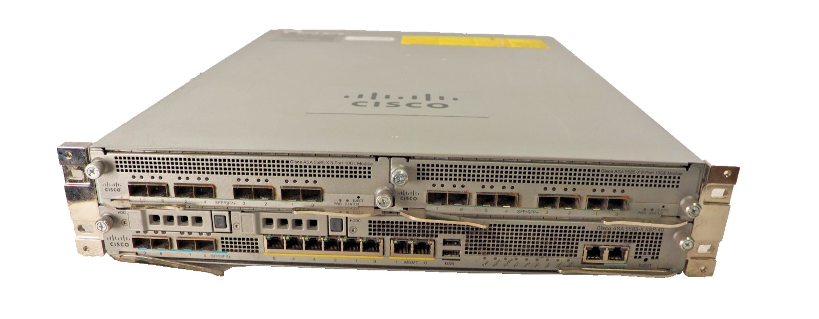 Cisco ASA 5585-X ASA5585-S40-K9 Firewall Appliance w/ 2* ASA 5585-X 8-Port 10GE