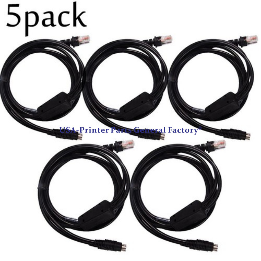 5PCS 6FT PS2 Keyboard Wedge Cable Fit Honeywell Metrologic MS9520 MS7120 Scanner
