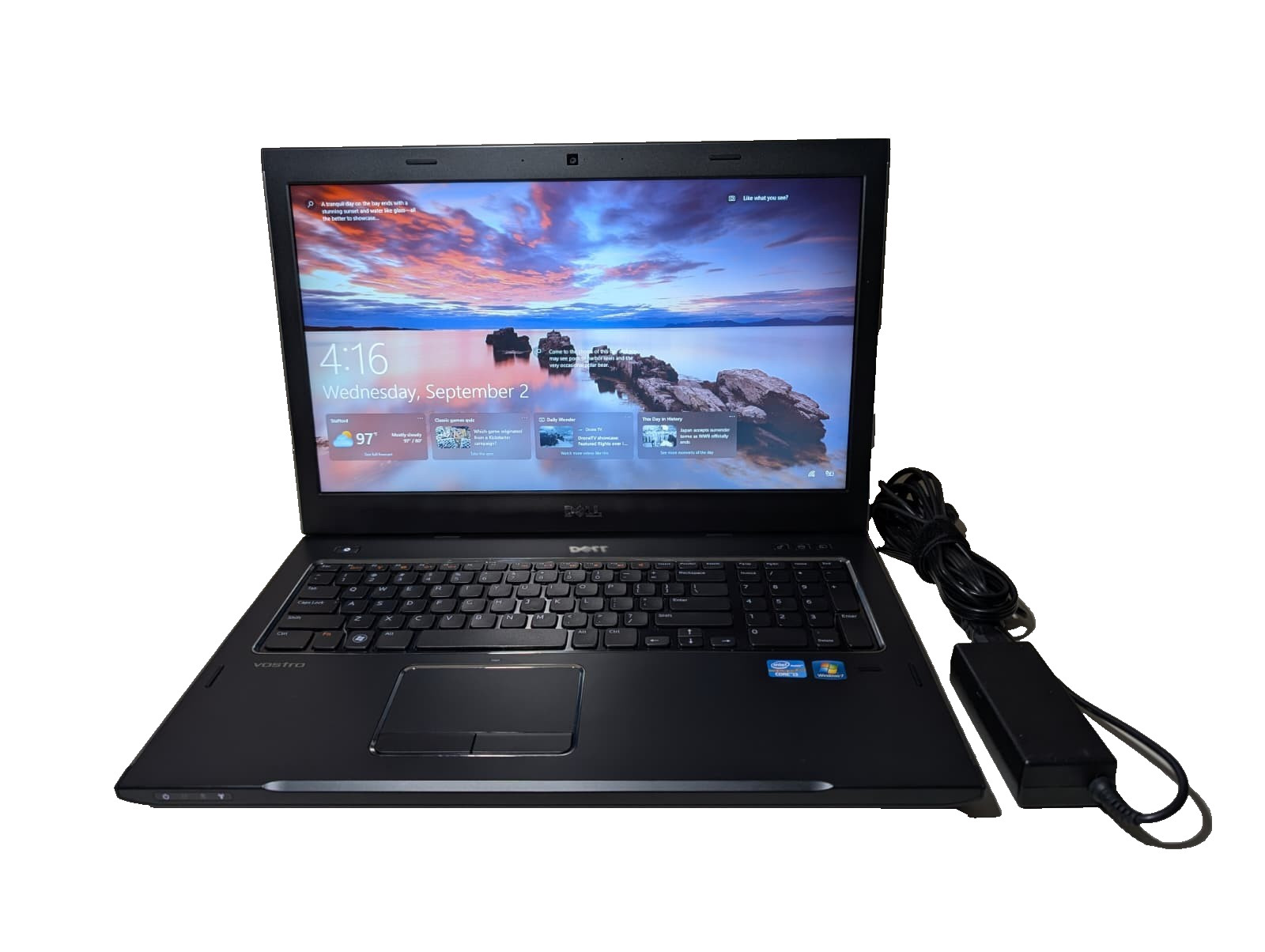 17" Dell Vostro 3750 | i3 2nd Gen 8GB RAM 128GB SSD | HD+ Windows 10 Pro | DVDRW