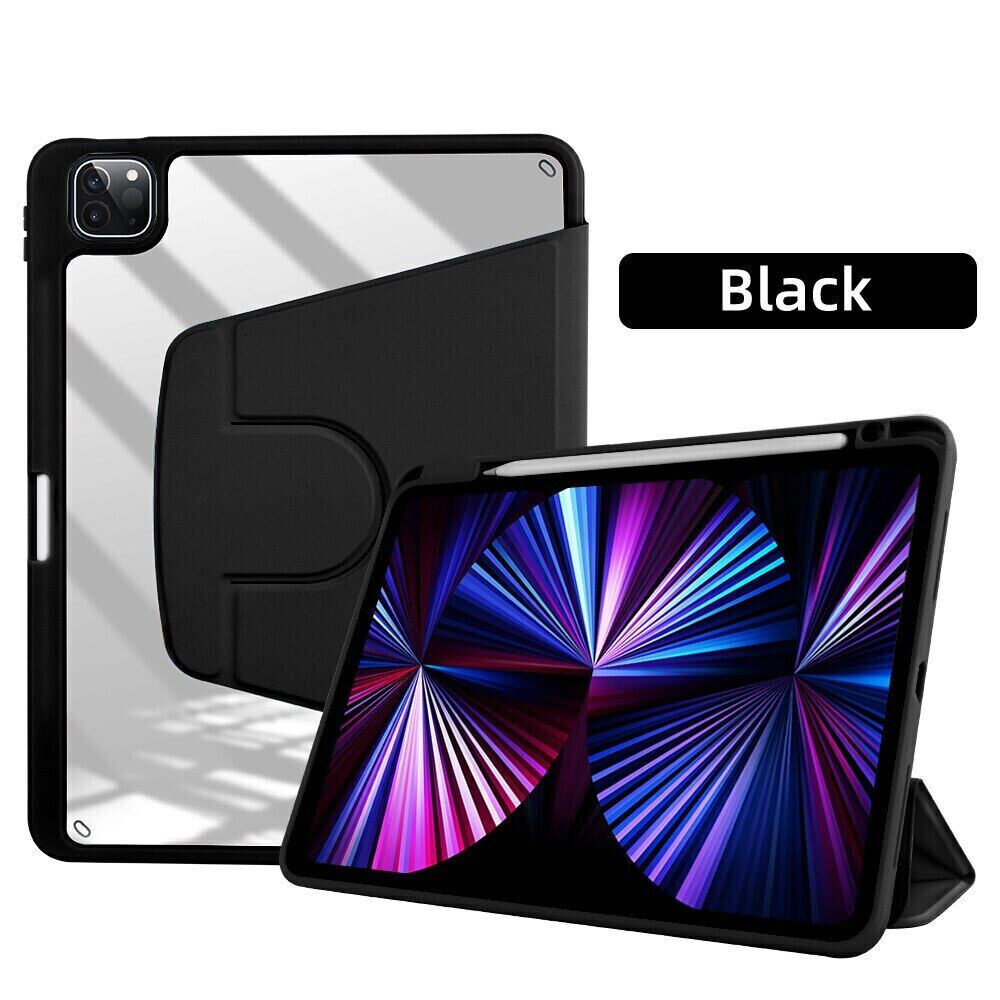 For iPad 5/6th 7th 8th 9th 10th 11th Gen A16 Rotating Flip Stand Case Shockproof