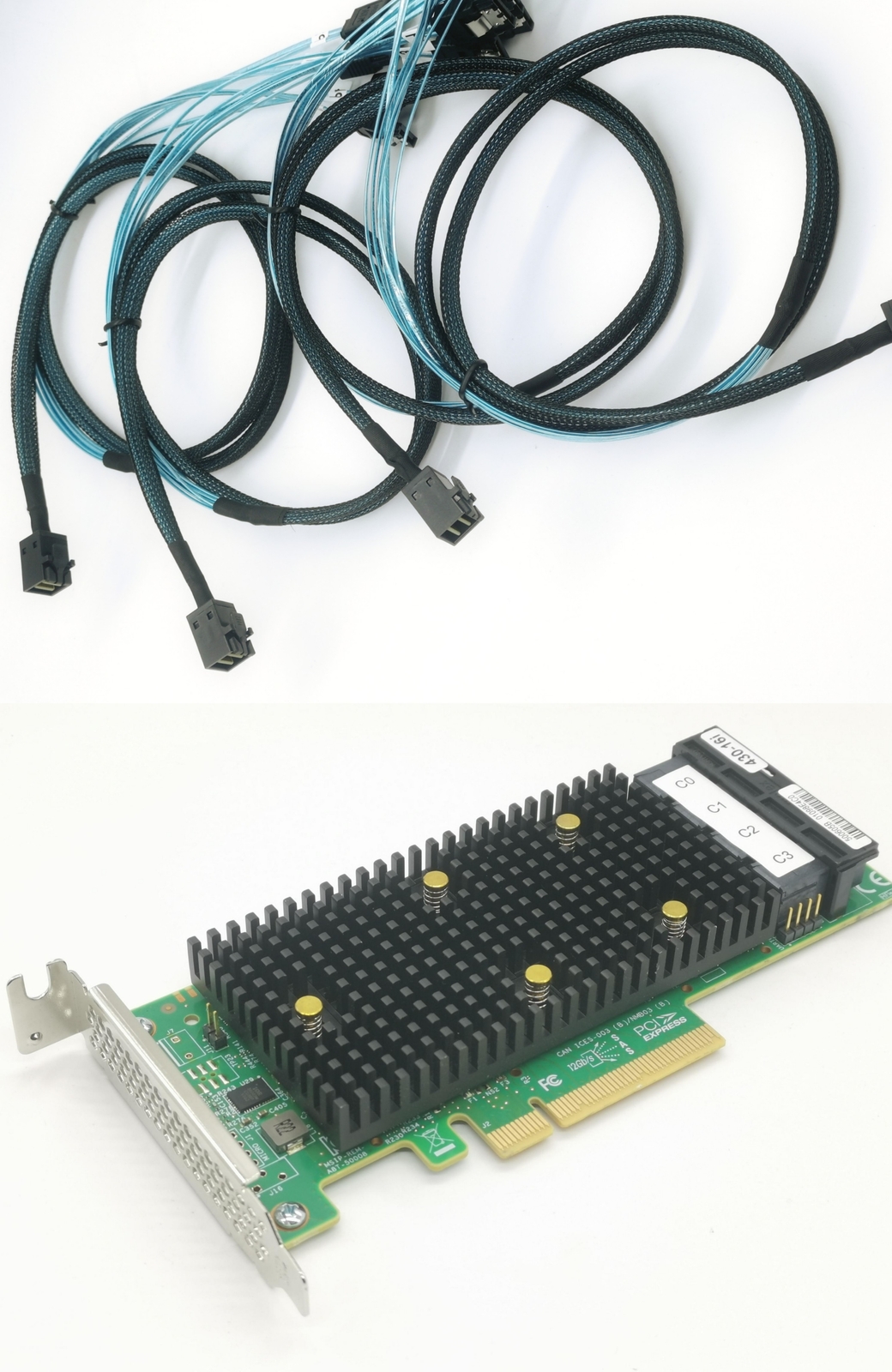 Lenovo ThinkSystem 430-16i 12G SAS/SATA Hot Bus Adapter FRU 01KN501+4*SFF-8643