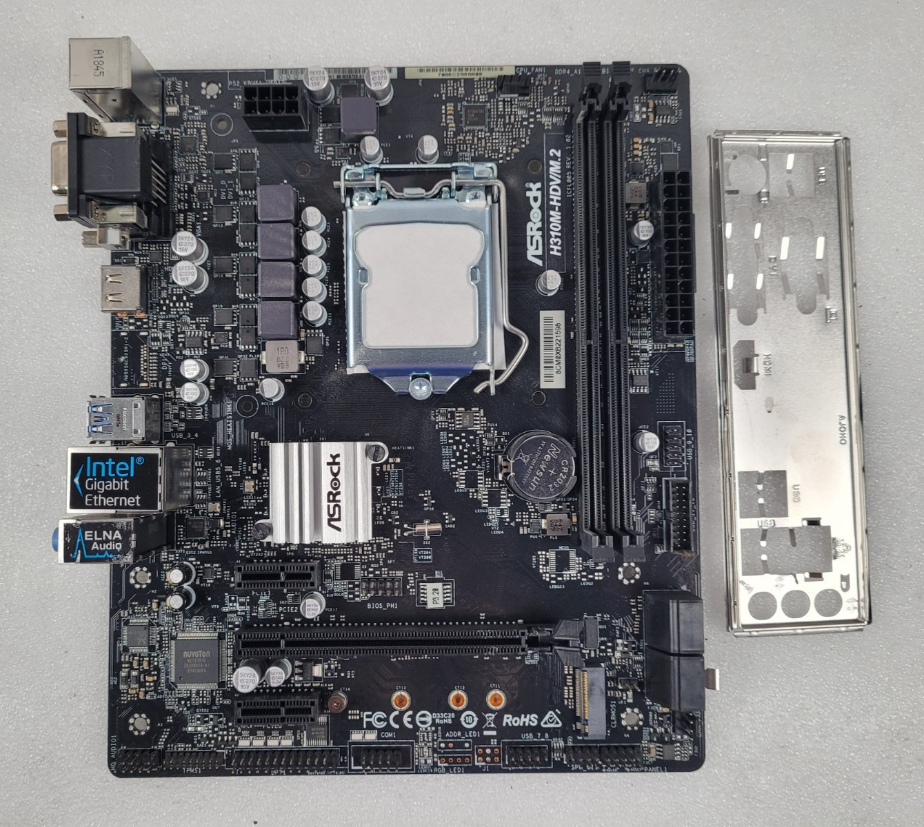 Asrock H310M-HDV/M.2 mATX LGA1151 DDR4 M.2 VGA Motherboard