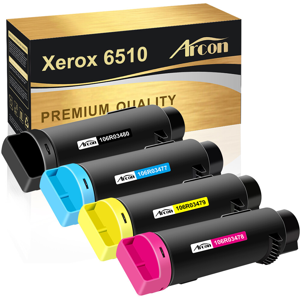 4 Pack for Xerox Workcentre 6515 Phaser 6510 Toner Cartridge 6510dn 6515dn 6510n