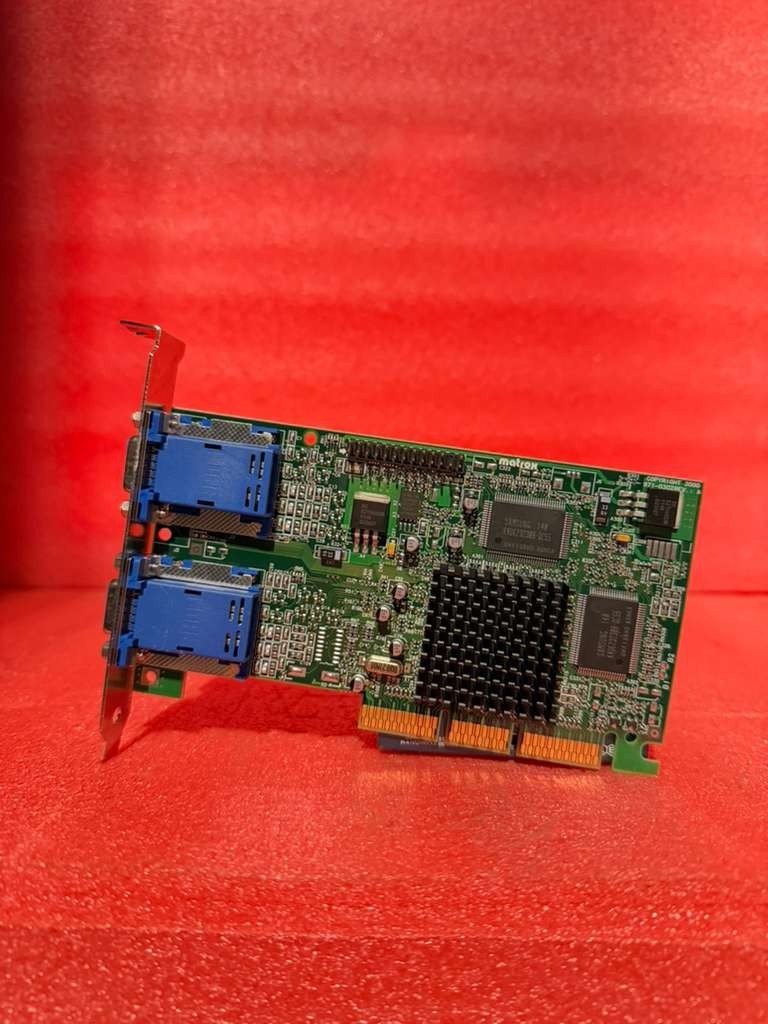Matrox ETON ET866 971-0302 REV:A Dual VGA Video Graphics Card MGI G45+MDHA16DLXB