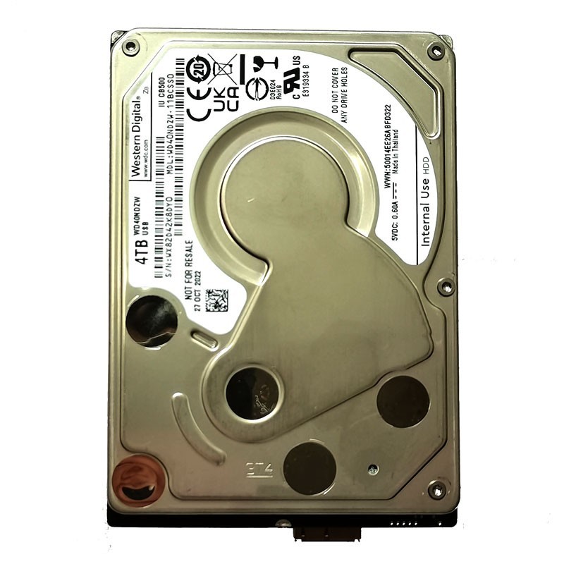 Western Digital 4TB WD40NDZW-11BCSS0 2.5" USB 3.0 Portable External Hard Drive