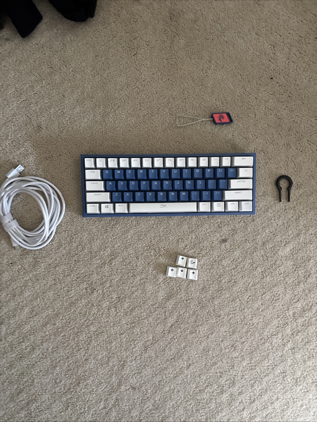 Ducky One 2 Mini Brown Switches with HyperX Keycaps