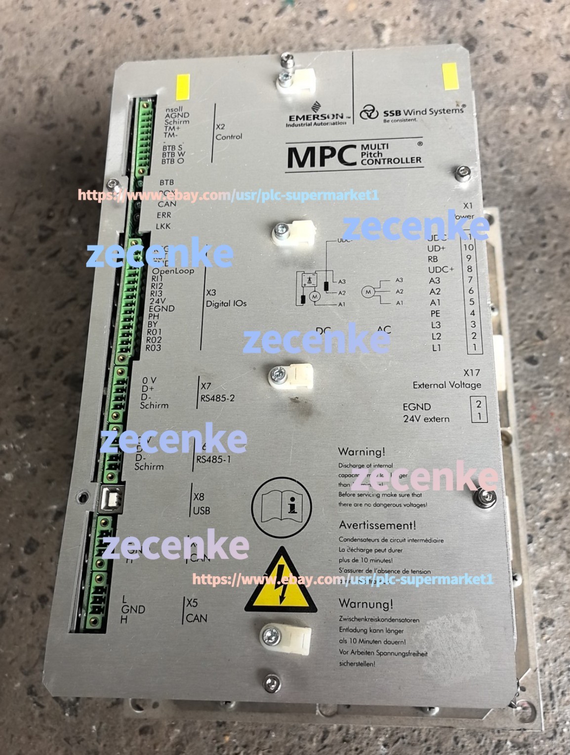 1PC USED EMERSON MPC 35 AC MPC35AC