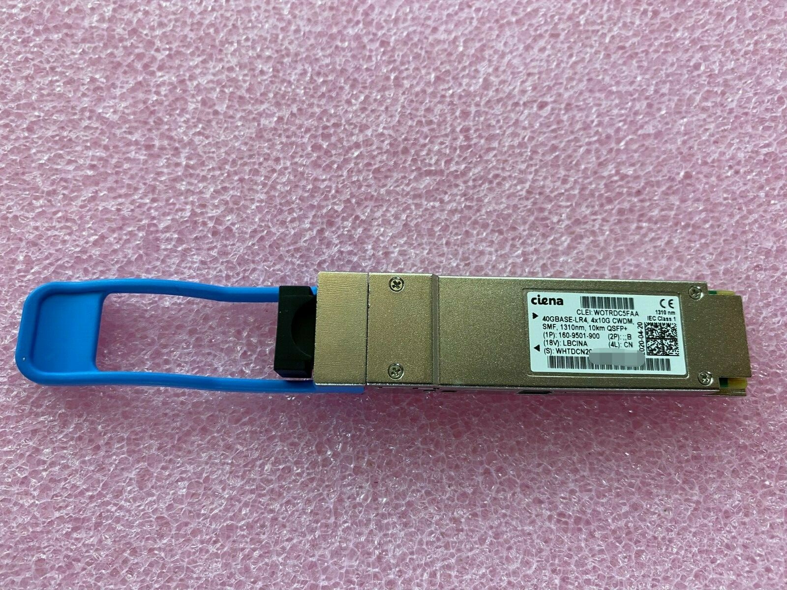 CIENA 160-9501-900  QSFP+ 40GBASE-LR4 10km  4x10G LAN CWDM  WOTRDC5FAA