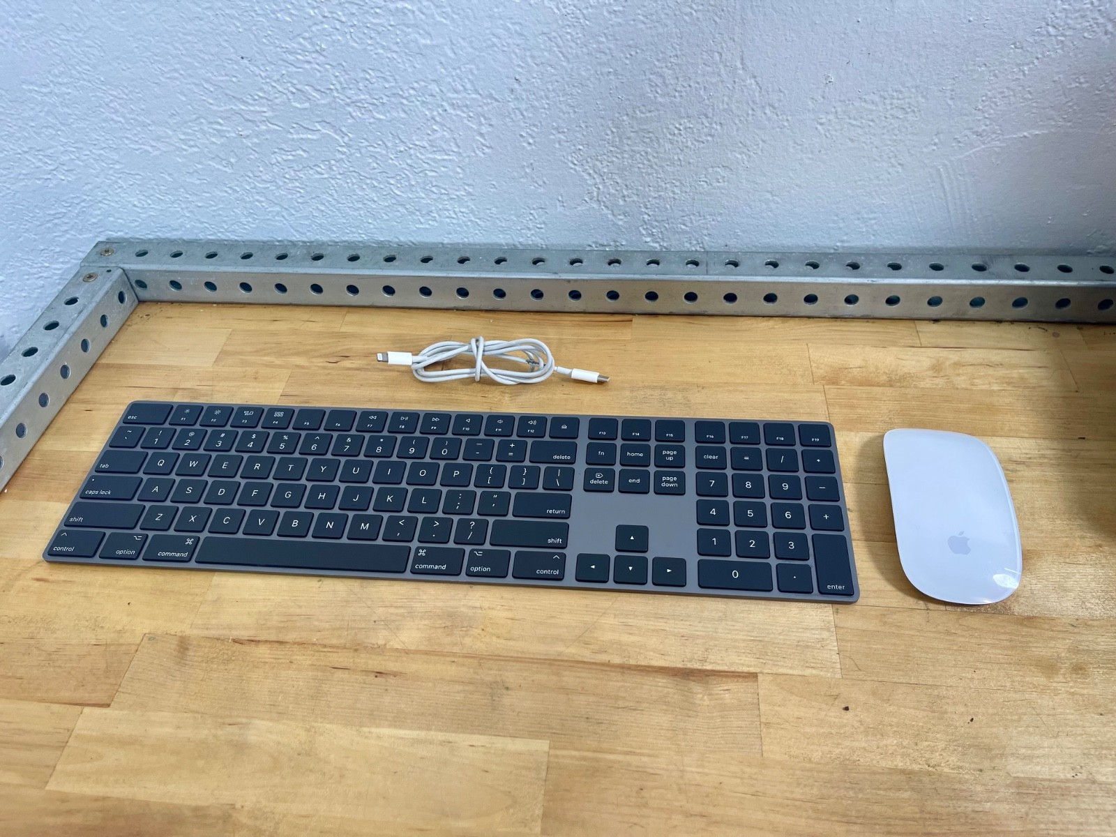 BLACK Apple Magic Keyboard 2 & Magic Mouse 2 Space Gray A1843 A1657 COMBO