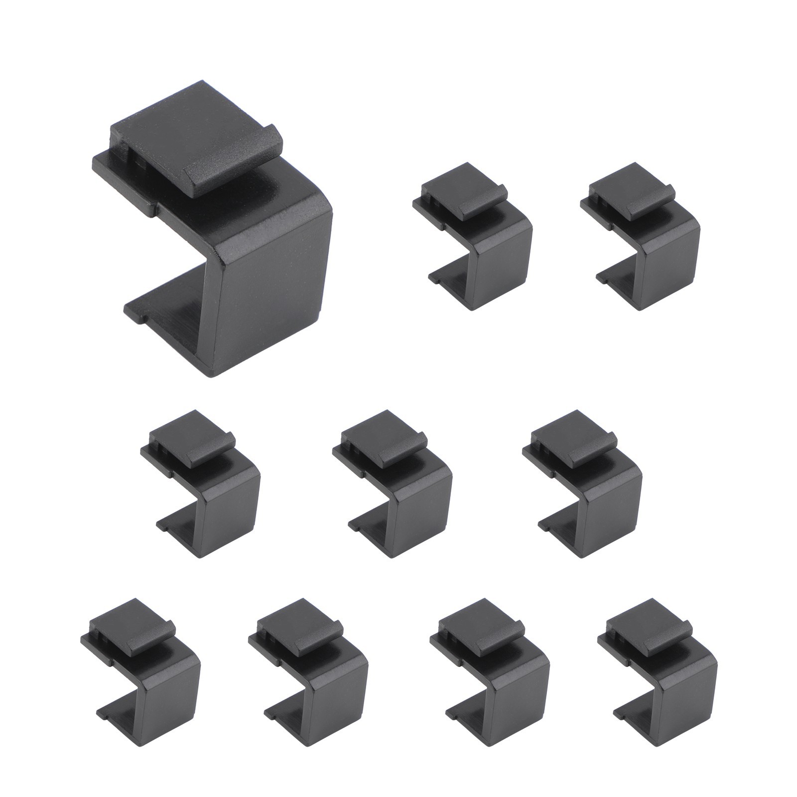 10-50Pack Blank Keystone Jack Inserts For Keystone Wall Plate And Patch Panel