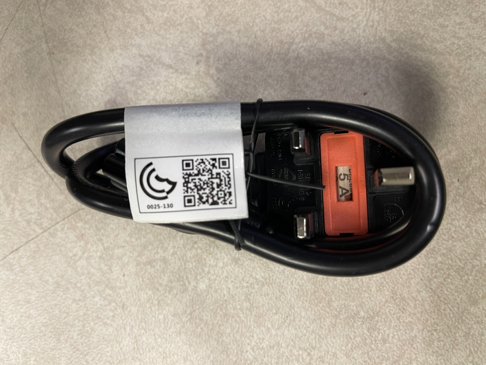 2ft 3-Pin UK Power Cord Mickey Mouse/ Clover Leaf Cable - New
